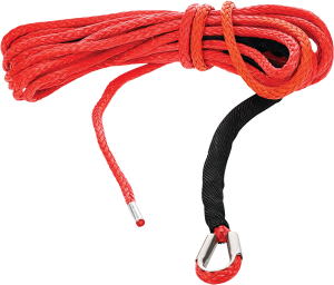 Synthetic Rope For Winch Red, 1, nordicamoto.ro