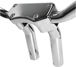 Handlebar Riser & Top Clamp Kit Silver