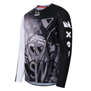 Tricou USWE Kalk Cartoon Off-Road Black