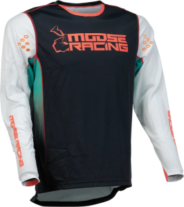 Tricou Moose Racing Agroid Black/Teal XL, 1, nordicamoto.ro