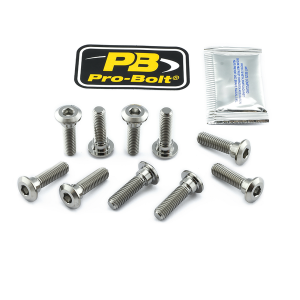 Brake Rotor Mounting Bolt Kit Silver, Unfinished, 2, nordicamoto.ro