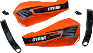 Replacement Vortex Handshields W- Abrasion Guards Orange , nordicamoto.ro