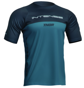 Tricou MTB Thor Intense Assist Censis Midnight Blue/Teal