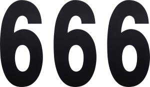 Standard Numbers Black, 3, nordicamoto.ro