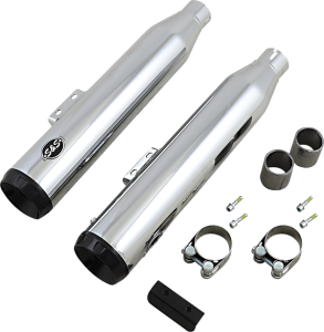 Grand National 50 State Slip-on Mufflers Chrome, 2, nordicamoto.ro