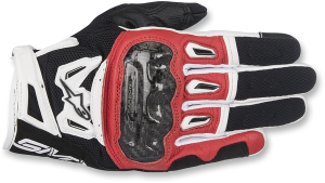 Manusi Piele Alpinestars Smx Air Carbon V2 Negru/Rosu/Alb