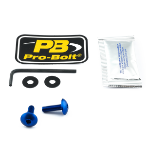 Screen Bolt Aluminium Blue