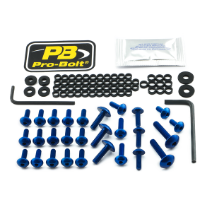 Fairing Bolt Kit For Kawasaki Blue