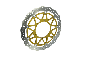 Supermoto Brake Rotor Kit Silver, Stainless Steel