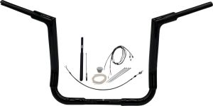 1-1/2(r) Ez Install Flat Top Handlebar Kit Black, 1, nordicamoto.ro