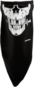 Stretch Skull Half-face Mask Black, 2, nordicamoto.ro