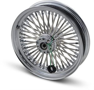 Fat Daddy 50-spoke Radial Laced Wheel Chrome