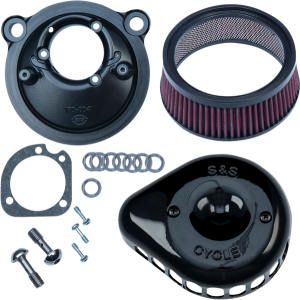 Mini Teardrop Stealth Air Cleaner Kit Black
