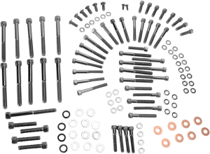 Socket-head Bolt Set Black Chrome, 1, nordicamoto.ro