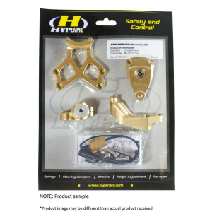 Steering Damper Mounting Kit Gold