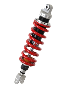 Emulsion Mono Gas Shock Adjustable Length Silver, Red, Black