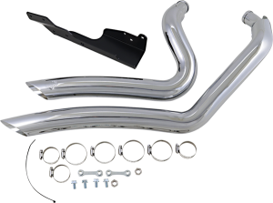 Big Radius 2:2 Exhaust System Chrome, 2, nordicamoto.ro