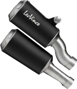 Tobă de eșapament LeoVince LV-10 Black Slip-On pentru Triumph Speed Triple 1200 – Negru Mat, 3, nordicamoto.ro