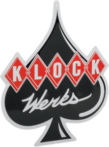 Aluminum Logo Sign Black, Red, White