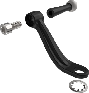 Under Mirror Stem Device Mount Black, 1, nordicamoto.ro