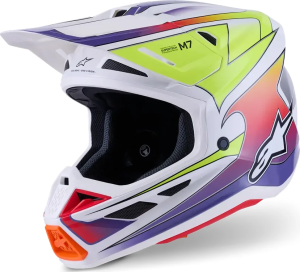 Cască Alpinestars SM7 Fuse White