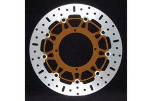 Round Pro-lite Brake Rotor Gold, Silver, Stainless Steel, 1, nordicamoto.ro