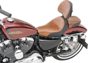Renegade Leather Lariat Solo Seat Brown, 3, nordicamoto.ro