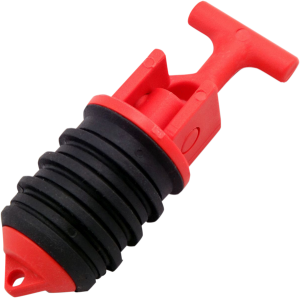 Pwc Floating Drain Plug Black, Red