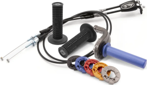 Rev3 Throttle Kit With Grips Black 