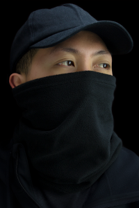 Microfleece Neck Gaiter Black, 3, nordicamoto.ro