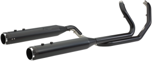 El Dorado Dual Exhaust System Black, 1, nordicamoto.ro