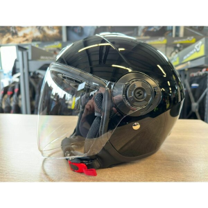 Casca open face/jet SCORPION EXO CITY II SOLID Negru M (Resigilat)