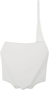 Replacement Front Number Plate White