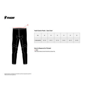 Pantaloni copii Thor Sector Birdrock Acid/Gray