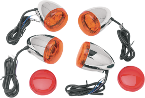 Custom Deuce-style Turn Signal Kit Chrome