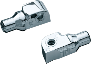 Tapered Foot Peg Adapters Chrome