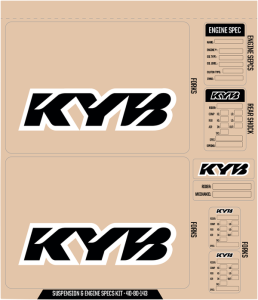 Suspension And Specs Graphic Kit Black 