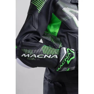 Combinezon de piele 2 piese MACNA ARMADYL 54 Alb/Rosu/Albastru, 4, nordicamoto.ro