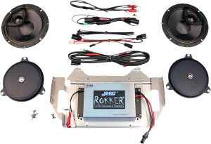 Jmc Rokker® 200w 2-channel Amplifier And Speaker Kit Black, Silver, 1, nordicamoto.ro