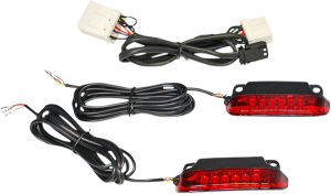 Luggage Rack Led Light Bar Red, 2, nordicamoto.ro