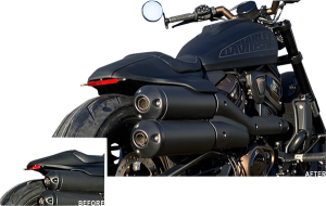 Lowering Kit Black, Powder-coated, 5, nordicamoto.ro