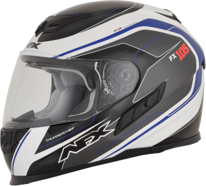 Casca AFX FX-105 Thunderchief Street Black/White/Blue
