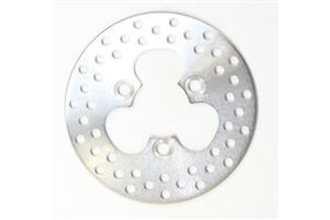 Round D-series Fixed Offroad Brake Rotor Gold, Polished Steel, Stainless Steel, Zinc