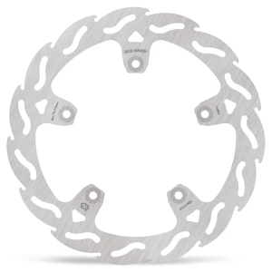 Flame Fixed Brake Rotor Silver 