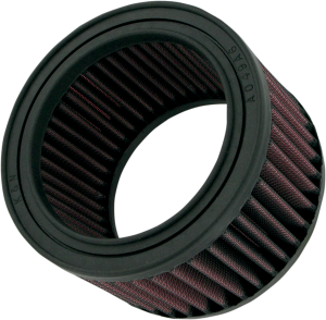 High Flow Air Filter Black, Red