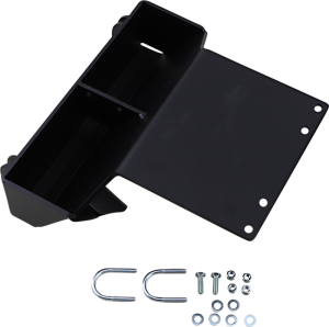 Plow Mount Plate For Rm5 Rapid Mount Plow System Matte Black, Powder-coated