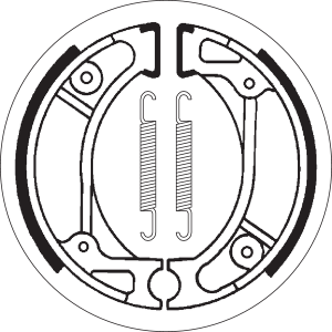 Offroad Brake Shoes, 2, nordicamoto.ro