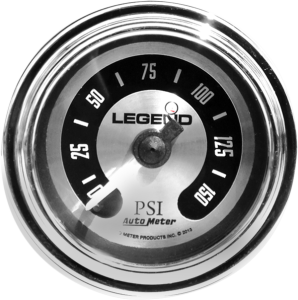 Fairing Mounted Led Backlit Psi Gauges Machined Aluminum