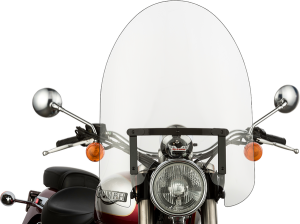 Ss-30 Classic Windshield Black, Clear