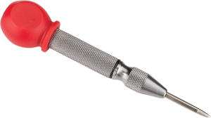 Automatic Center Punch Red, Silver